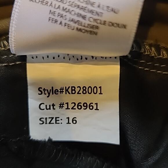 KUT From the KLOTH Katie Paper Bag Waist Wide Leg Crop Pant 16 - Picture 9 of 9